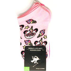 KIDS Panda + Polka Dot + Pink/White Socks